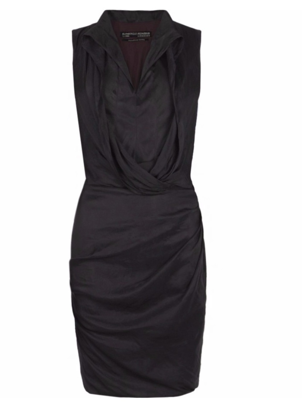 ALL SAINTS Marilyn Dress in Black -* vintage inspired Japanese Cloth 8 Allsaints